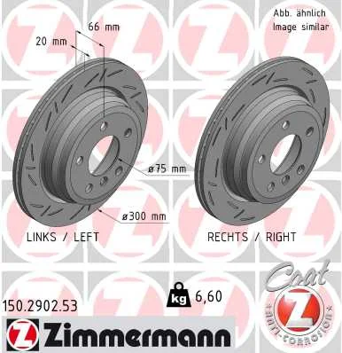 Brzdový kotouč ZIMMERMANN 150.2902.53