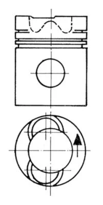 Píst KOLBENSCHMIDT 94724700