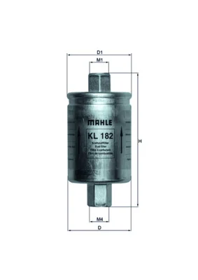 Palivový filtr MAHLE KL182