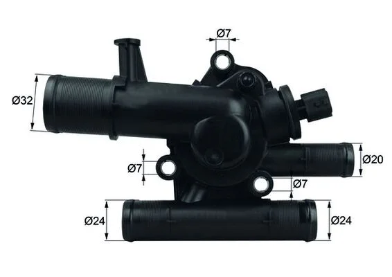 Termostat, chladivo MAHLE TI21489 – OE 8200674366