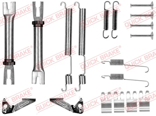 Sada příslušenství, brzdové čelisti QUICK BRAKE 105-0053S