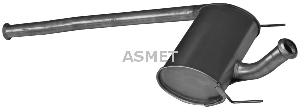 Stredni tlumic vyfuku ASMET 10.065