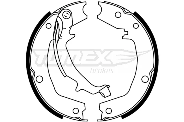 Sada brzdových čelistí Tomex Brakes TX22-72