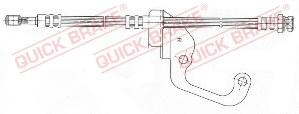 Brzdová hadice QUICK BRAKE 59.921