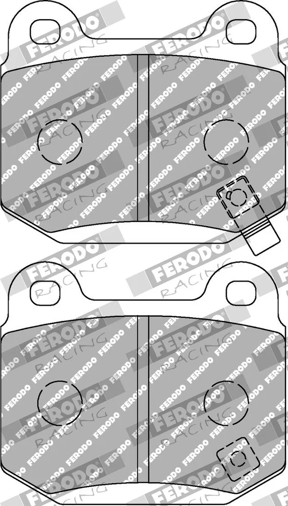 Sada brzdových destiček, kotoučová brzda FERODO RACING FDS1562