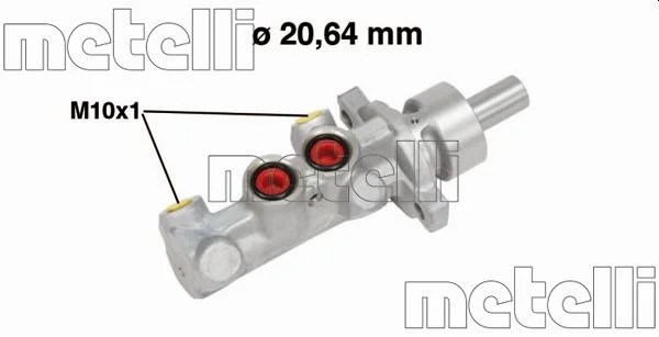 Hlavní brzdový válec METELLI 05-0709