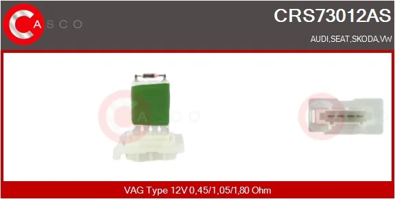 Odpor, vnitřní tlakový ventilátor CASCO CRS73012AS Odpor, vnitřní tlakový ventilátor CASCO CRS73012AS
