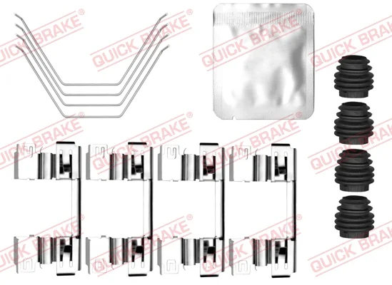Sada příslušenství, obložení kotoučové brzdy QUICK BRAKE 109-0146 Sada příslušenství, obložení kotoučové brzdy QUICK BRAKE 109-0146