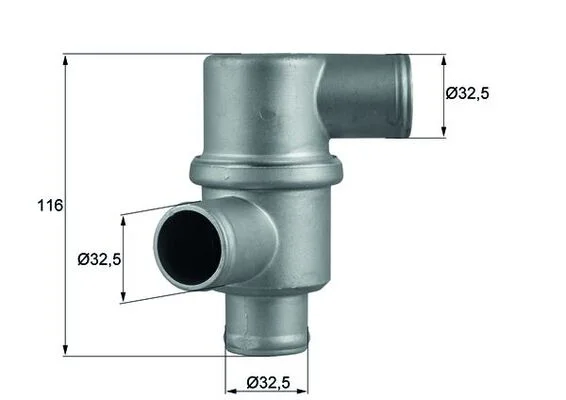Termostat, chladivo MAHLE TH3780