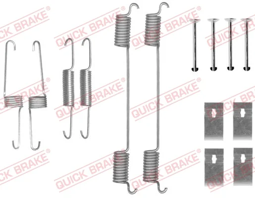 Sada příslušenství, brzdové čelisti QUICK BRAKE 105-0859 Sada příslušenství, brzdové čelisti QUICK BRAKE 105-0859