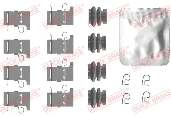 Sada prislusenstvi, oblozeni kotoucove brzdy QUICK BRAKE 109-0084 Sada prislusenstvi, oblozeni kotoucove brzdy QUICK BRAKE 109-0084